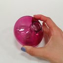Ver imagem 7 de Vaso Garrafa Decorativo de Vidro Roxo 6x9x9cm Enfeite Sala Mesa Estante Aparador