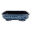 Ver imagem 1 de Vaso Cerâmica Esmaltado Bonsai (20) Azul Cascata Burguina