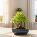 Ver imagem 3 de Vaso Cerâmica Esmaltado Bonsai (20) Azul Cascata Burguina