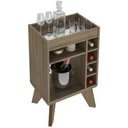 Ver imagem 2 de Bar Drink Aparador com Espelho e Adega com 6 Nichos Pinho