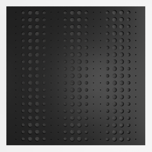 Painel Acústico Absorvedor Decorativo Skal10 60x60mm Maestra:preto