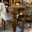 Ver imagem 4 de Mesa de Jantar Colonial Torneada Roma 200x100 - Imbuia Glazer