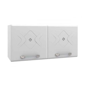 Armário Aéreo Cozinha Modulado Mirage New C- 2 Portas Branco - Telasul