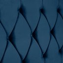 Ver imagem 3 de Cabeceira de Cama Box Viúva 128 Cm Varsóvia Suede Veludo Azul Marinho