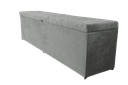 Ver imagem 1 de Puff Baú Julia 140 cm para Cama de Casal Box Padrão – Cinza