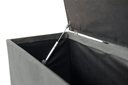 Ver imagem 3 de Puff Baú Julia 140 cm para Cama de Casal Box Padrão – Cinza