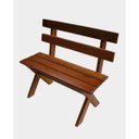 Ver imagem 2 de Mesa Rústica com Bancos Madeira Maciça Eucalipto 2