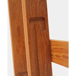 Mesa de Parede Dobrável Madeira Maciça Angelim 2 - 3