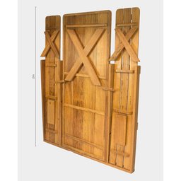 Mesa de Parede Dobrável Madeira Maciça Angelim 2 - 2