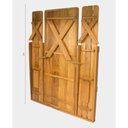 Ver imagem 2 de Mesa de Parede Dobrável Madeira Maciça Angelim 2