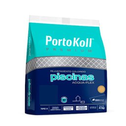 Rejunte Para Piscina Porto Koll 4kg Cor Azul Royal - 1