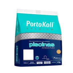 Rejunte Para Piscina Porto Koll 4kg Cor Branco - 1