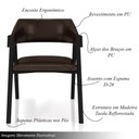 Ver imagem 5 de Conjunto Mesa de Jogos Carteado Bellagio Tampo Reversível e 4 Cadeiras Madeira Poker Base Estrela Pu