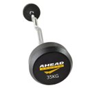 Ver imagem 1 de Barra W Montada 35 Kg As3009 Ahead Sports Preto e Amarelo