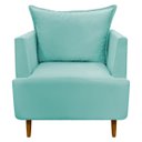 Ver imagem 2 de Kit 2 Poltronas Decorativa para Sala Recepção Escritório Consultório Reforçada Eliza Tecido Suede