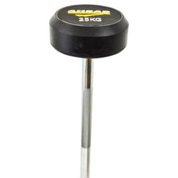 Barra Reta Montada 25 KG AS3009 Ahead Sports Preto e Amarelo - 3