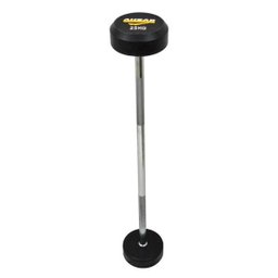 Barra Reta Montada 25 KG AS3009 Ahead Sports Preto e Amarelo - 2