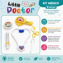 Ver imagem 6 de Kit Medico Infantil Completo 9 Peças Nutricionista Enfermeiro Doutor Brinquedo Educativo Estetoscopi