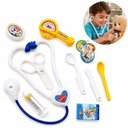Ver imagem 2 de Kit Medico Infantil Completo 9 Peças Nutricionista Enfermeiro Doutor Brinquedo Educativo Estetoscopi