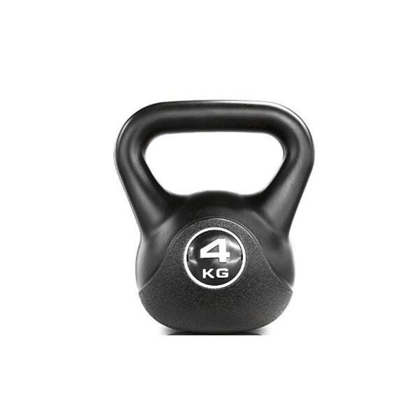 Kettlebell Black Cimento Ahead Sports As2205 4 Kg Preto