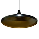 Ver imagem 3 de Lustre pendentes balcão 3 un Preto com dourado