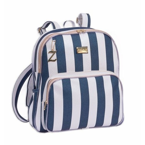 Bolsa Mochila Maternidade Bebê Menina Luxo Elegance Rosa