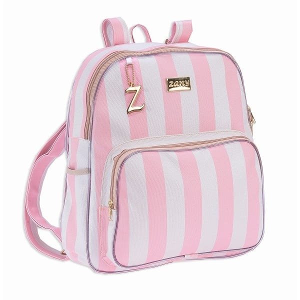 Mochila bebê maternidade estilosa super luxo baby fun rosa em