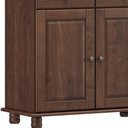 Ver imagem 7 de Aparador Buffet para Sala de Jantar 4 Portas 4 Gavetas Rústico Lazuli F06 Café - Lyam Decor