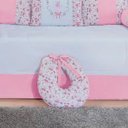 Ver imagem 2 de Enxoval Completo Bebê Menina Bailarina Floral Rosa 23 Peças