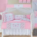 Ver imagem 5 de Enxoval Completo Bebê Menina Bailarina Floral Rosa 23 Peças