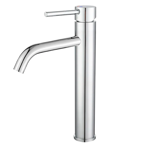 Torneira Misturador Monocomando Água Quente e Fria Bica Alta para Banheiro - Cromado - Dp4202