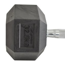 Par de Halteres Dumbell Sextavado Ahead Sports AS2102 32,5kg - 4