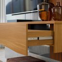 Ver imagem 2 de Painel para Tv 65 Polegadas 180cm Europa Lukaliam Cinza/tauari Ripado 3d