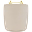 Ver imagem 1 de Assento Sanitário Boss Champagne para vaso Incepa Com Ferragem Dourada