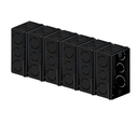 Ver imagem 1 de Kit 50un Caixa 4x2 Tigre Preto