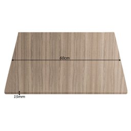 Tampo para Mesa de Jantar em MDF Quadrado 60cm Jade - 5