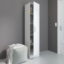Ver imagem 1 de Armário Branco Multiuso com 4 Prateleiras 39x182cm
