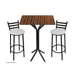 Tampo para Mesa de Jantar em MDF Quadrado 80cm Villandry - 2
