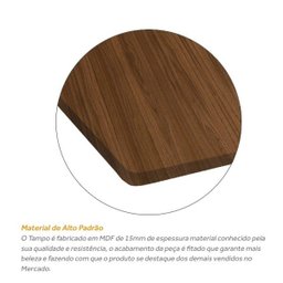 Tampo para Mesa de Jantar em MDF Quadrado 80cm Villandry - 4