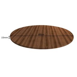 Tampo para Mesa de Jantar em MDF Redondo 60cm Villandry - 4