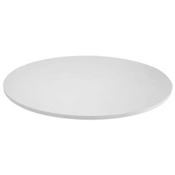 Tampo para Mesa de Jantar em MDF Redondo 70cm Branco - 5