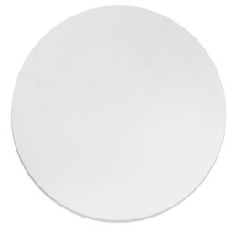 Tampo para Mesa de Jantar em MDF Redondo 80cm Branco - 8