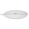 Tampo para Mesa de Jantar em MDF Redondo 80cm Branco - 4