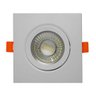 Spot LED Cob 9W Embutir Quadrado 10901 Bivolt 3000K - 1