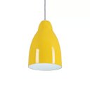 Ver imagem 3 de Pendente Bala Luminária Lustre Alumínio Amarelo - Rei Da Iluminação