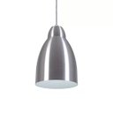 Ver imagem 3 de Pendente Bala Luminária Lustre Alumínio Escovado - Rei Da Iluminação