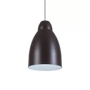 Ver imagem 3 de Pendente Bala Luminária Lustre Alumínio Marrom Tabaco Textura - Rei Da Iluminação