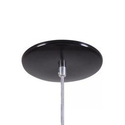Pendente Bala Luminária Lustre Alumínio Preto Fosco - Rei Da Iluminação - 2