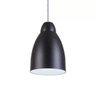 Pendente Bala Luminária Lustre Alumínio Preto Textura - Rei Da Iluminação - 3