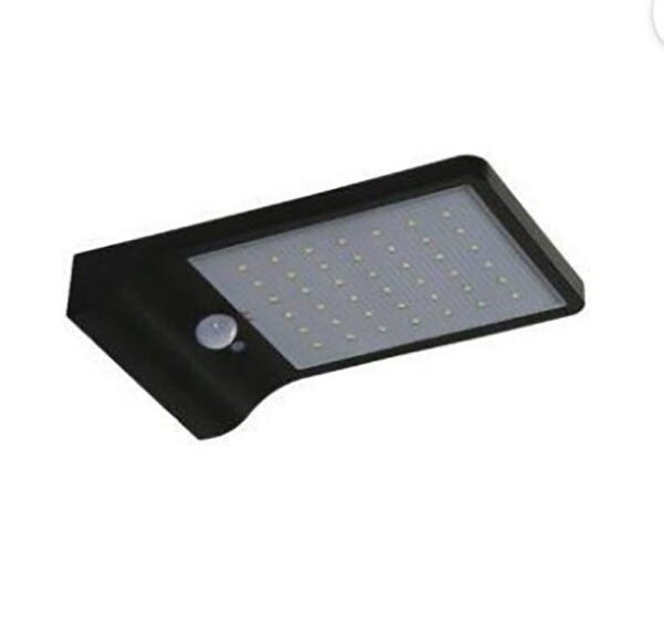 Luminária de parede LED 2 W Solar Arandela com Sensor Horizontal  7022-SL